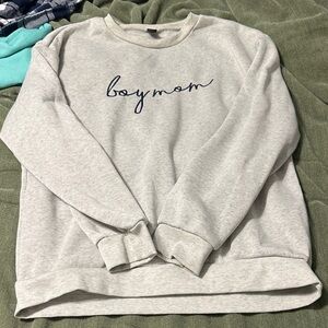 SHEIN Gray Crew Neck Sweater